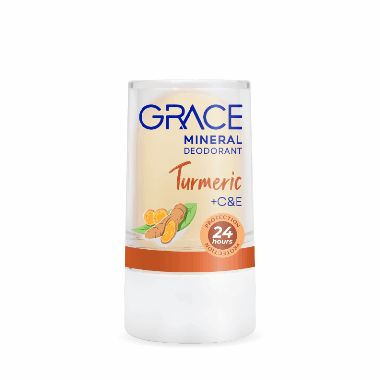 Novolife Grace เกรซโรลออนสารส้ม สูตรขมิ้น (แบบฝาตัด) - Novolife